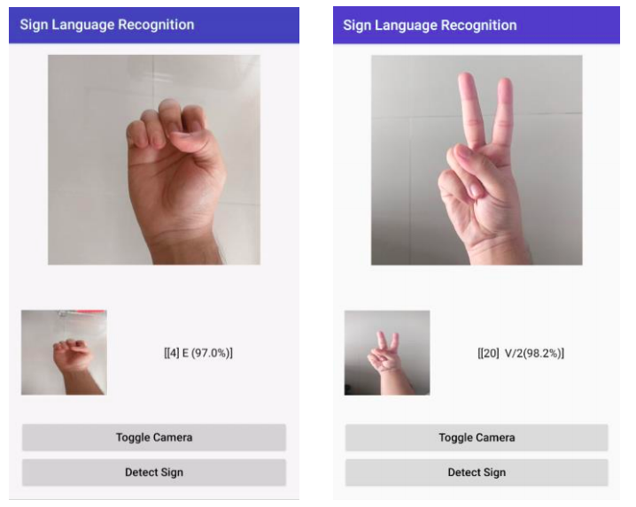 Sign Language Recognition App